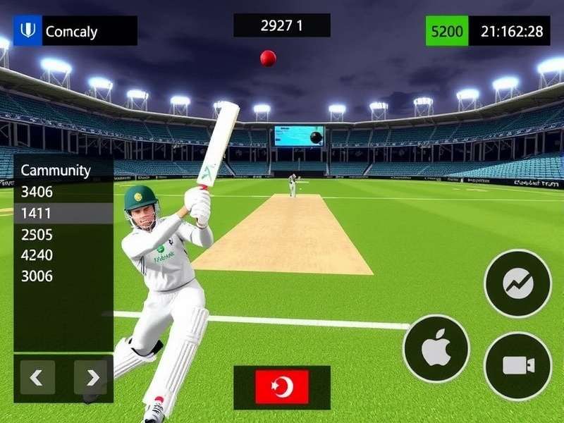 VR Cricket Pro Battlers gameplay screenshot
